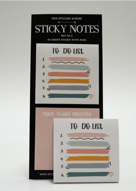 The Stylish Scribe To Do List Sticky Notes
